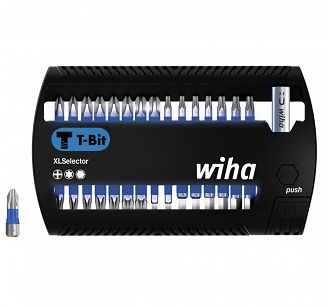 Zestaw bitów XLSelector, bit T 25 mm Phillips, TORX®, sześciokątne 31-cz. 1/4" 41830 WIHA