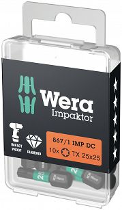 BIT Torx 40 diamentowy Impaktor 867/1 IMP WERA 05057627001 Dotyczy 1 sztuki