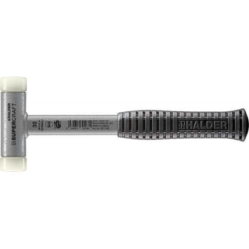 Młotek z miękkim bijakiem z trzonkiem z profilu stal, bezodrzutowy 30mm HALDER 3377.030