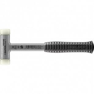 Młotek z miękkim bijakiem z trzonkiem z profilu stal, bezodrzutowy 30mm HALDER 3377.030
