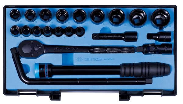 ZESTAW NASADEK 1/2 Z GRZECHOTKĄ 22 część KINGTONY 4522MXV01