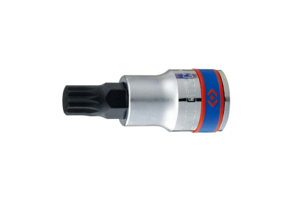 Nasadka krótka 1/2" z końcówką SPLINE M12 x 60mm KING TONY 402612