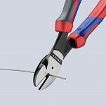 Szczypce Tnące Boczne o zwiększonym przełożeniu 64 HRC KNIPEX 74 02 200 - 3