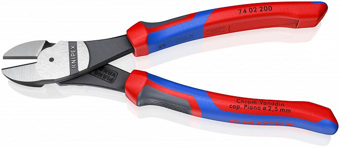 Szczypce Tnące Boczne o zwiększonym przełożeniu 64 HRC KNIPEX 74 02 200