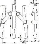Ściągacz 3-ramienny 400mm GEDORE 1731920 1.11/5 - 2