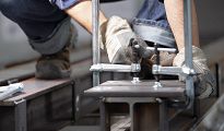 Ścisk śrubowy ślusarski stalowy 500x120mm classiX GS z pokrętłem BESSEY GS50K - 2