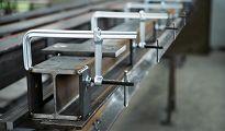 Ścisk śrubowy ślusarski stalowy 500x120mm classiX GS z pokrętłem BESSEY GS50K - 4