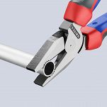 Kombinerki Szczypce Uniwersalne o zwiększonym przełożeniu KNIPEX 02 02 225 - 6
