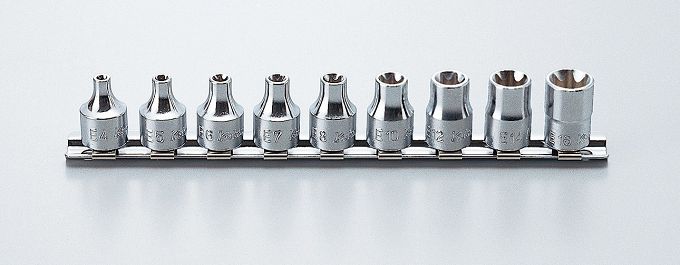 Zestaw nasadek E4-E16 TORX KOKEN