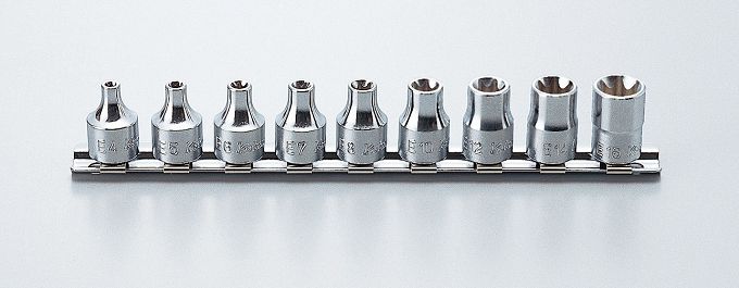 Zestaw nasadek E4-E16 TORX KOKEN