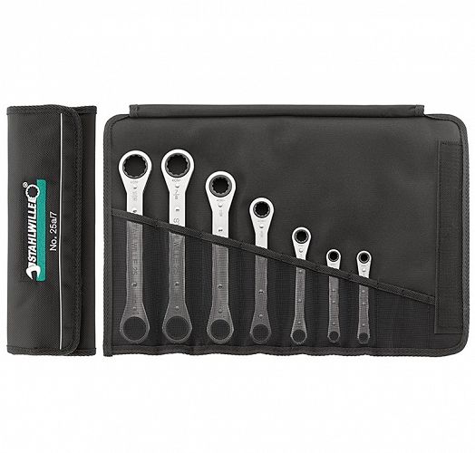 zestaw kluczy oczkowych z grzechotką 7-19mm 7szt. 96411301 STAHLWILLE 