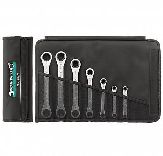 zestaw kluczy oczkowych z grzechotką 7-19mm 7szt. 96411301 STAHLWILLE 