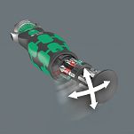 Grzechotka 8009 Zyklop Pocket Set Imperial 2 WERA 05004283001 - 5