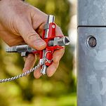 Klucz wielofunkcyjny do szaf KNIPEX 00 11 06 V01 - 3