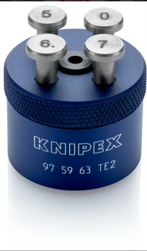 Pozycjoner dla TE (Intercontec) 0,08 – 2,5 mm² (AWG28–14)  Knipex   97 59 63 TE2