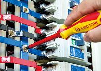 Wkrętak śrubokręt krzyżakowy izolowany No.0 3,0 x 75mm PH0 KING TONY 14710003 - 2