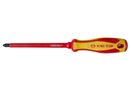 Wkrętak śrubokręt krzyżakowy izolowany No.0 3,0 x 75mm PH0 KING TONY 14710003
