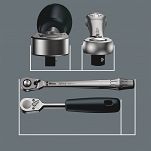 Grzechotka Zyklop Metal 3/8 zestaw 8100 SB HF 1 WERA 05003785001 - 4