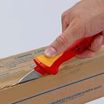 Nóż do Ściągania Izolacji solidne ostrze KNIPEX 98 52 - 6