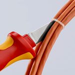 Nóż do Ściągania Izolacji solidne ostrze KNIPEX 98 52 - 4