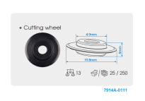 Mini obcinacz do rur 3 - 19mm KING TONY 7915A-19 - 2