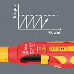 Wkrętak dynamometryczny 7508 VDE Kraftform Safe-Torque Speed 7508, 0,4-2,0 Nm, 9 x 0,4 Nm x 0,8 Nm x 1,2 Nm x 1,6 Nm x 2,0 Nm x 192 mm WERA 05075870001 - 7
