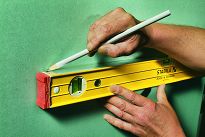 Poziomica aluminiowa z uchwytami i 3 libellami 120cm typ 196-2 Stabila 15236 - 6