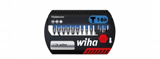 Zestaw bitów FlipSelector, bit T 25 mm Phillips, Pozidriv, TORX® 13-cz. 1/4