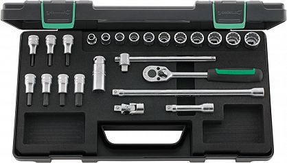 Zestaw narzędzi 3/8" 24-el.w walizce ABS 45/49/19/5 KN STAHLWILLE 96021223