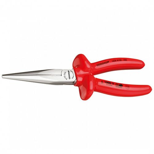 Szczypce płasko-okrągłe VDE 160 mm Nr VDE 8132-160 GEDORE 6721570