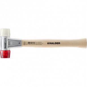 Młotek z miękkim bijakiem Baseplex 30mm CA/Nylon HALDER 3968.030