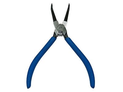 Szczypce do pierścieni segera wewnętrznych, wygięte 170 mm, zakres 19 - 60 mm KING TONY 68HB-07