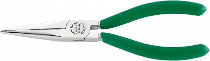 Szczypce półokr. "beck" dla mech. długie L=160mm ; chrom./powl. 6533 5 160 160 MM STAHLWILLE 65335160