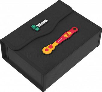 Etui tekstylne 8007 A VDE Zyklop 1/4" 9586 , bez wyposażenia, 190 x 130 x 55 mm WERA 05136558001