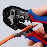 Zaciskarka do zagniatania złączek RJ typu Western RJ45 8-stykowych KNIPEX 97 51 13 - 6