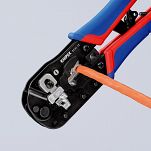 Zaciskarka do zagniatania złączek RJ typu Western RJ45 8-stykowych KNIPEX 97 51 13 - 11