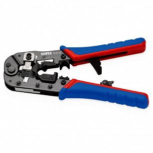 Zaciskarka do zagniatania złączek RJ typu Western RJ45 8-stykowych KNIPEX 97 51 13