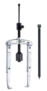 Ściągacz 2-ramienny uniwersalny z długim wrzecionem hydraulicznym i przedłużanymi ramionami KUKKO 20-3-5-B
