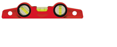 Mini poziomica aluminiowa 3 libelle 245mm MEDID 80245S