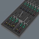 Wkładka piankowa 9716: zestaw wkrętaków Kraftform Micro Set 2, 13 części WERA 05150107001 - 3