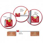 Poziomica magnetyczna do rur z miarą zwijaną BMI PICO 42610041030M   - 3