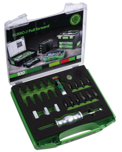 Zestaw ściągaczy do wpustów pasowanych i kołków pasowanych KUKKO 223-K