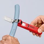 Ściągacz Izolacji z Przewodów i Kabli Okrągłych KNIPEX 16 20 165 SB - 5