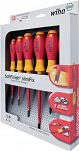 Zestaw wkrętaków śrubokrętów SoftFinish electric slimFix płaski, Phillips, PlusMinus/Pozidriv 6-cz. 38362 WIHA - 2