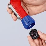 Obcinak do rur miedzianych mosiądz inox 6-35 mm TubiX KNIPEX 90 31 02 SB BK - 14