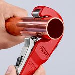 Obcinak do rur miedzianych mosiądz inox 6-35 mm TubiX KNIPEX 90 31 02 SB BK - 10