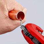 Obcinak do rur miedzianych mosiądz inox 6-35 mm TubiX KNIPEX 90 31 02 SB BK - 9