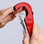 Obcinak do rur miedzianych mosiądz inox 6-35 mm TubiX KNIPEX 90 31 02 SB BK - 6