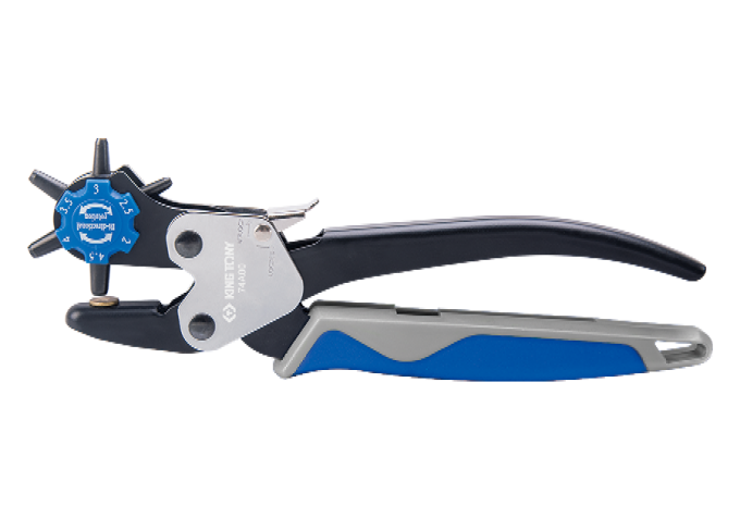 Dziurkacz przebijak do skóry, materiałów, plastiku 2-4.5mm KING TONY 74A00