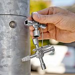 Klucz wielofunkcyjny uniwersalny 10 profili do szaf TwinKey KNIPEX 00 11 01 - 4